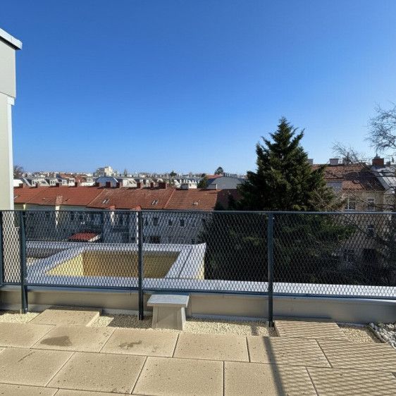 ERSTBEZUG | Außenflächen mit direktem Blick auf den Kahlenberg | vollausgestattete Küchen | Fußbodenheizung und Fußbodenkühlung - Photo 1