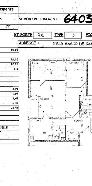 Location appartement T3 72.45m² à Reims (51100) Loyer CC * : 589.96 € Réf : ER.06403 - Photo 1