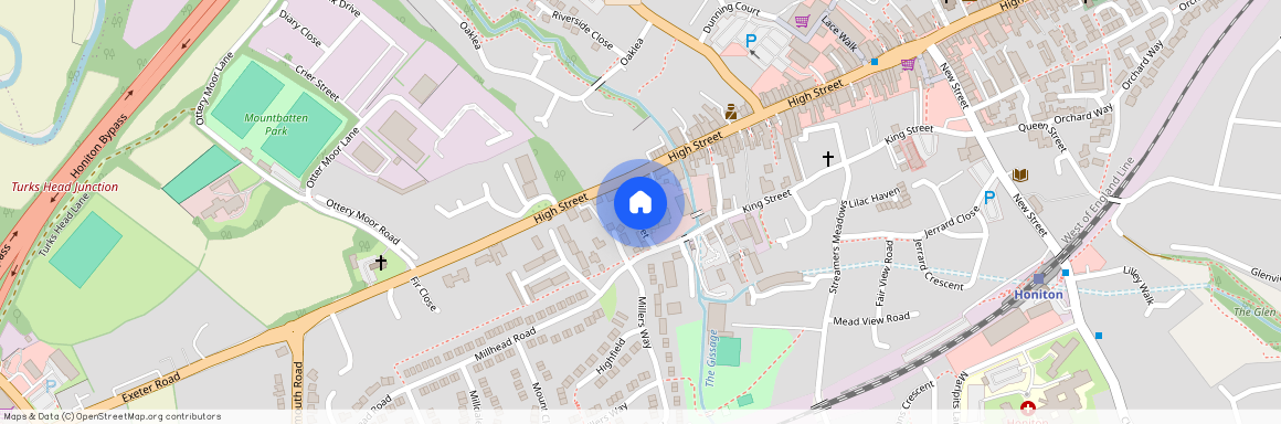 New Mill House, Mill Street, Honiton, Devon, EX14