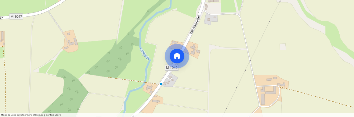 Stora Fränningevägen, Vollsjö