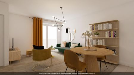 location Appartement T2 DE 46.38m² À RENNES - Photo 3