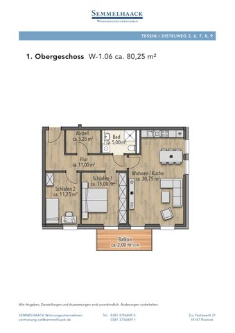 Erstbezug! 3-Raum Wohnung mit Südbalkon in Tessin! - Foto 5