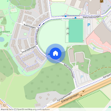 Naturstensvägen, Uppsala