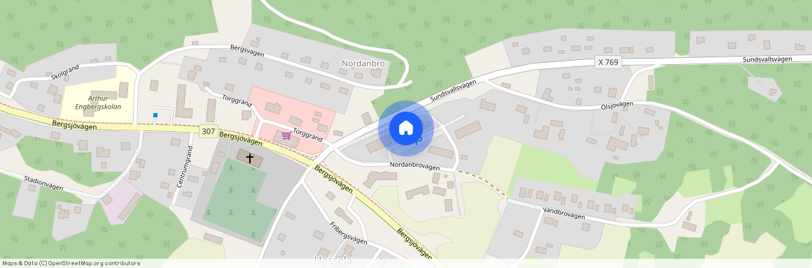 Hassela, Gävleborg, Nordanstig, Nordanbrovägen 3 A