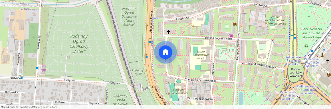 ul. Komfortowa, Nowe Rokicie, Górna, Łódź, łódzkie