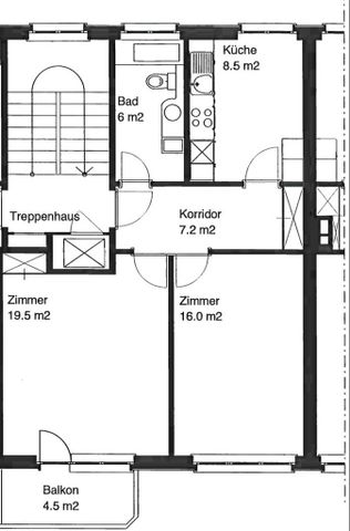 2 Zimmer, 62 m², 2. Stock - Photo 2