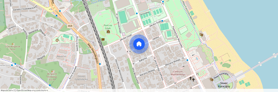 ul. Helska, Dolny Sopot - Haffnera, Dolny Sopot, Sopot, pomorskie