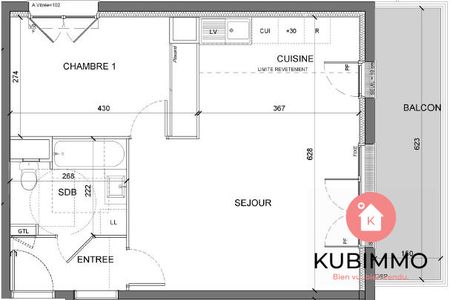 Appartement à louer, 2 pièces - Montévrain 77144 - Photo 5