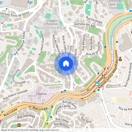 Rua do Sapucaia, Horto Florestal, Salvador - BA, 40295, Brazil