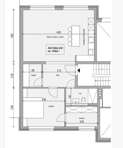 Frisch sanierte 2,5 Zimmer-Wohnung in Aachen-Haaren! - Foto 5