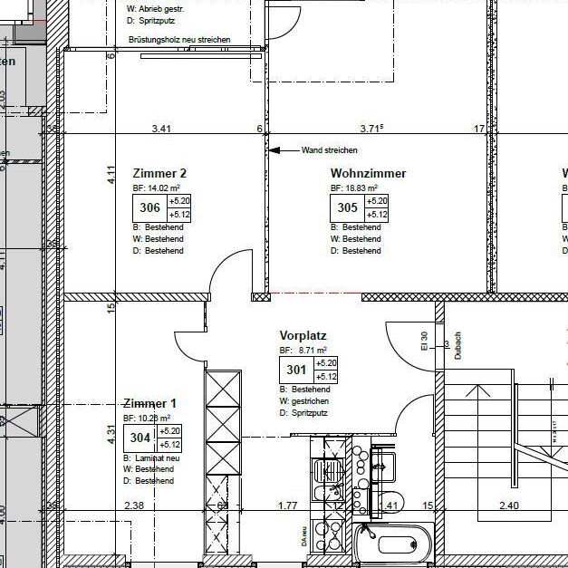 Moderne 3-Zimmerwohnung im Grünen zu vermieten - Foto 1