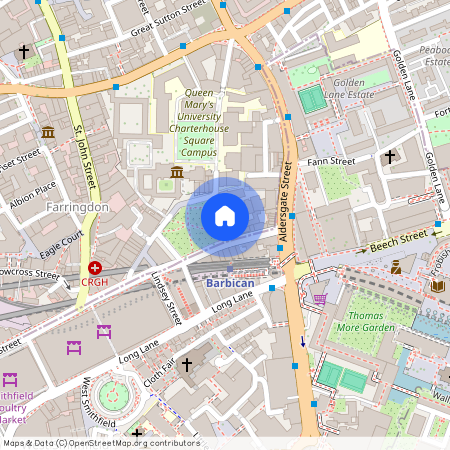 Charterhouse Square, Barbican, London, EC1M