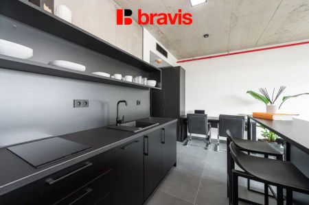 Nový 1+kk, Brno – Královopolská: Kompletně zařízený, s posilovnou a wifi - Fotografie 4