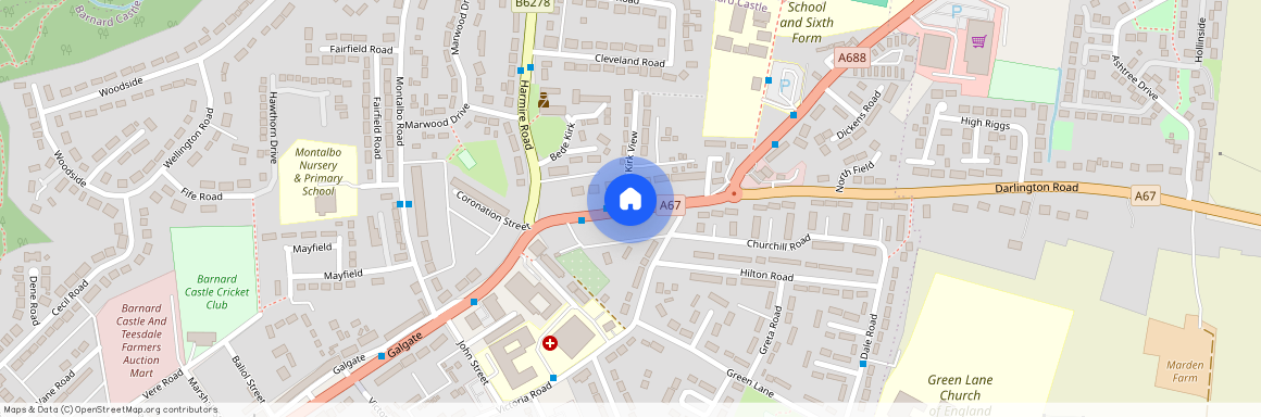 Bede Road, Barnard Castle, County Durham, DL12