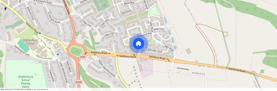 Greenacre way, Shaftesbury