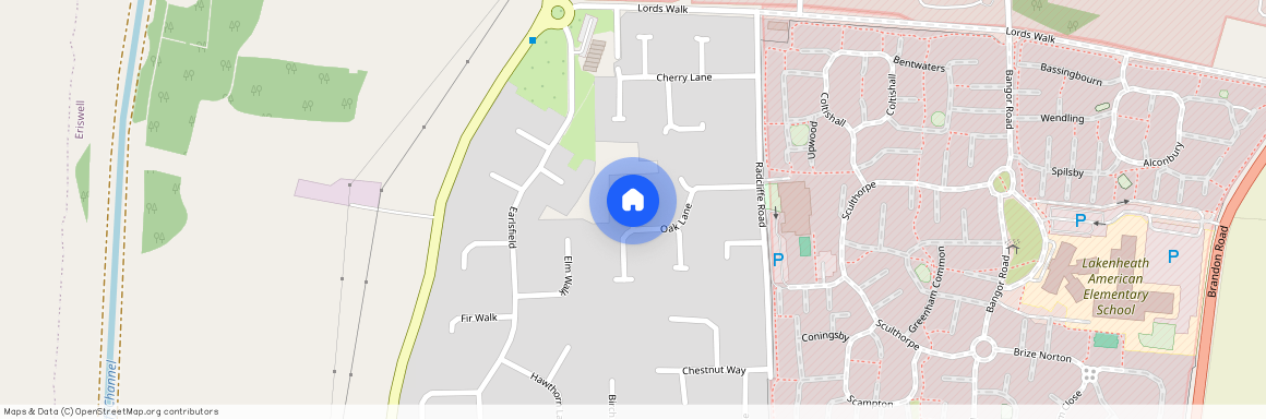 Maple Close, RAF Lakenheath, Brandon, IP27