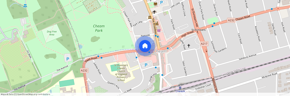 Ewell Road, Cheam Village