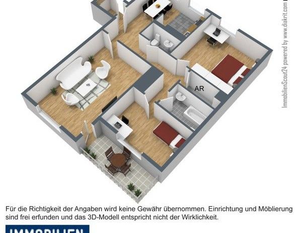 Umfassend sanierte Wohnung im iydillischen Berghofen zu vermieten - Foto 1