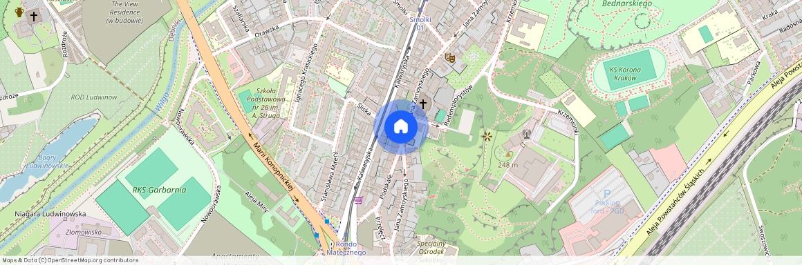 ul. Jana Zamoyskiego, Stare Podgórze, Podgórze, Kraków, małopolskie