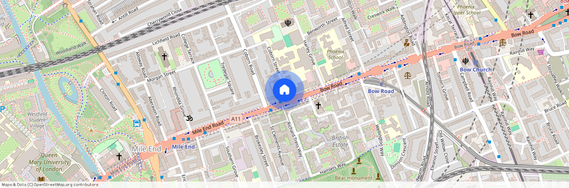 Bow Road, Mile End, E3