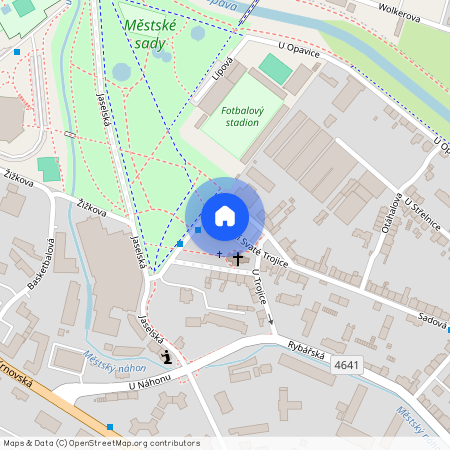 náměstí Svaté Trojice, Opava - Předměstí