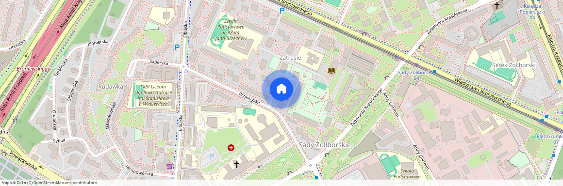ul. Przasnyska, Sady Żoliborskie, Żoliborz, Warszawa, mazowieckie