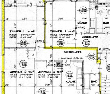 3 Zimmer, 66 m², 2. Stock - Foto 4