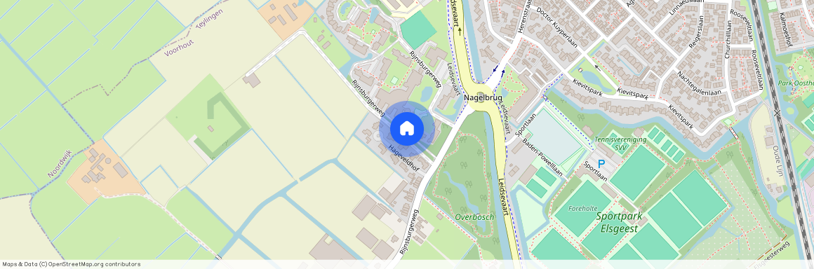 Voorhout buitengebied, 2215 RA, Rijnsburgerweg, Voorhout