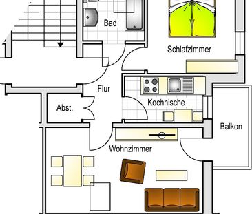Gemütliche Wohnung in beliebter Wohngegend - Photo 2