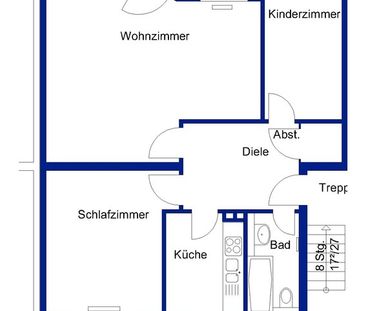 Wohnen im Grünen: Gepflegte Wohnung mit Badewanne und Loggia - Foto 4