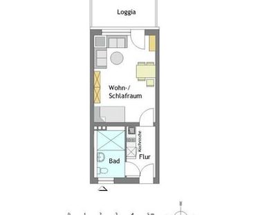 seniorengerechte 1-Zimmer-Wohnung in Mülheim-Dümpten mit Wohnberech... - Foto 1