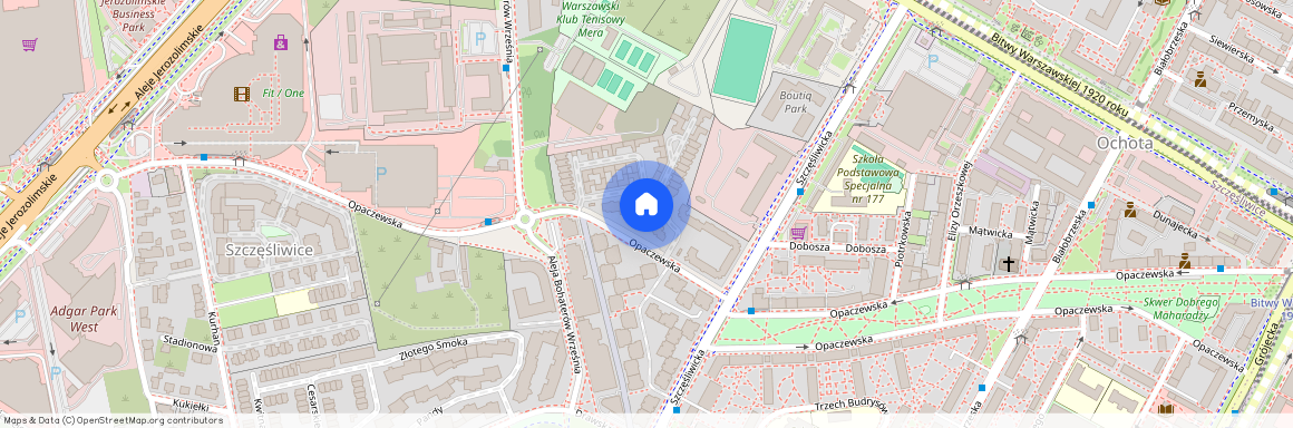 ul. Opaczewska 44, Szczęśliwice, Ochota, Warszawa, mazowieckie