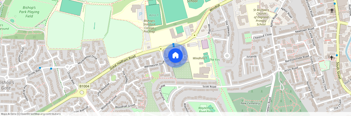 Sunningdale, Bishop's Stortford, Hertfordshire, CM23