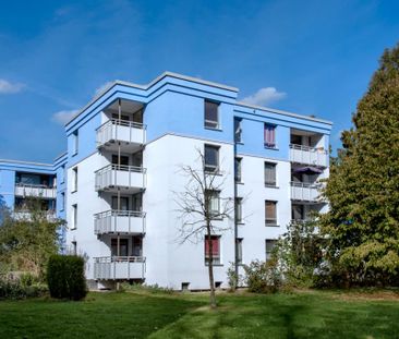 Tapezierte 2-Zimmer-Wohnung mit neutralem Laminatboden in Monheim - Foto 1