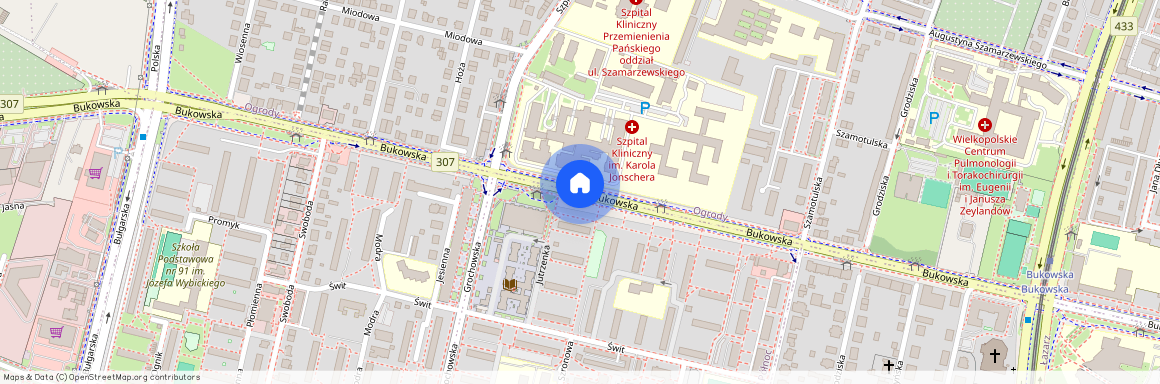 ul. Bukowska, Ogrody, Jeżyce, Poznań, wielkopolskie