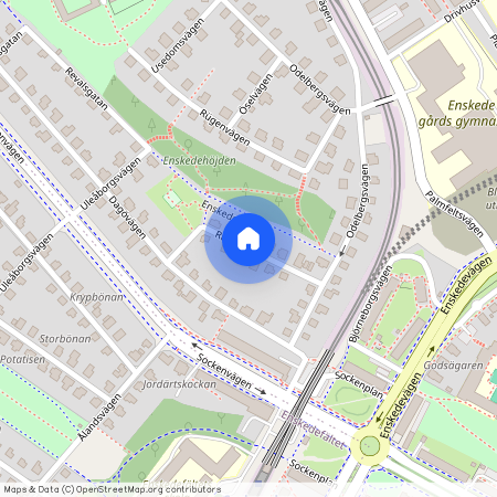 Runövägen, Enskede