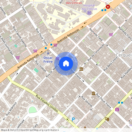 Rua Oscar Freire, 1107, Cerqueira César, São Paulo - SP, 01426-003, Brazil
