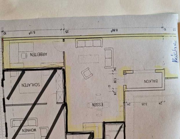 Geschmackvolle, sanierte 2-Raum-Loft-Wohnung mit gehobener Innenausstattung mit EBK in Mannheim - Photo 1