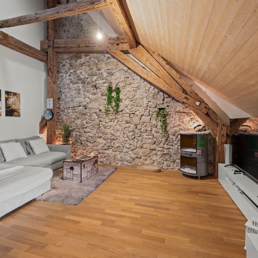 aussergewöhnlich, charmant, grosszügig: 2.5-Zi-Loft-Whg in Büren an der Aare - Foto 1