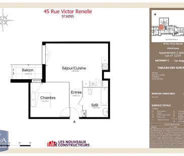 Appartement à louer 2 pièces 42m² - Photo 6