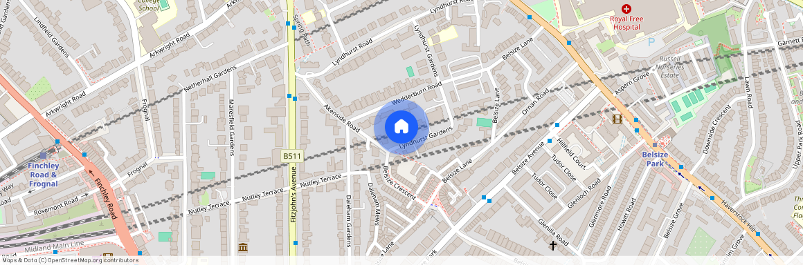 Lyndhurst Gardens, Hampstead, NW3