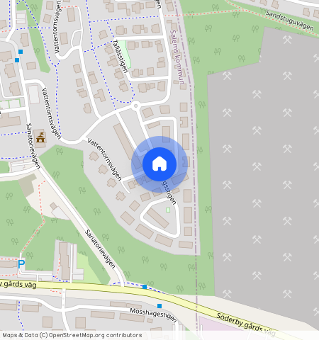 Petersbergsstigen, Rönninge