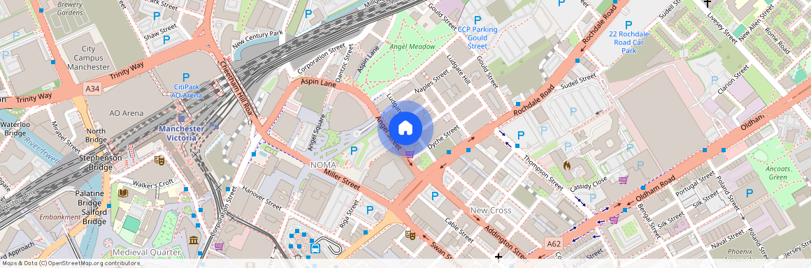 Greater Manchester, M4, Simpson Street, Manchester