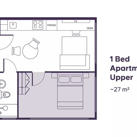 1 Bed Apartment Upper - Photo 4