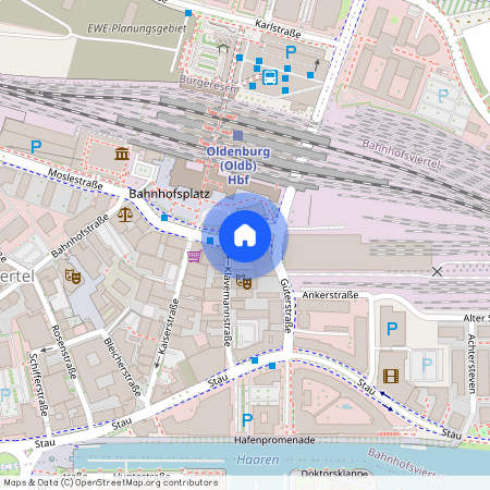 Bahnhofsplatz 1a, 26122 Oldenburg