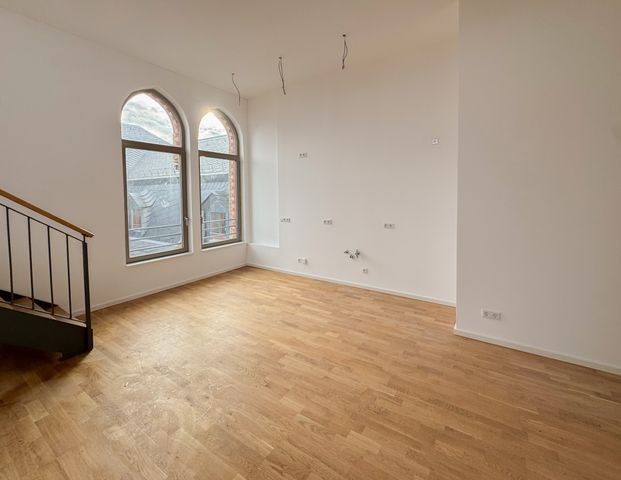 Erstbezug-Hochwertige drei Zimmerwohnung mit Dachterrasse im historischen Kloster Marienborn! - Photo 1
