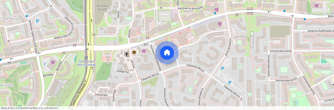 ul. Edwarda Mroza, Jaroty, Olsztyn, warmińsko-mazurskie