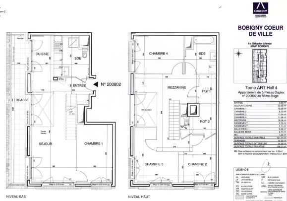 location Appartement T5 DE 120.7m² À BOBIGNY - Photo 1