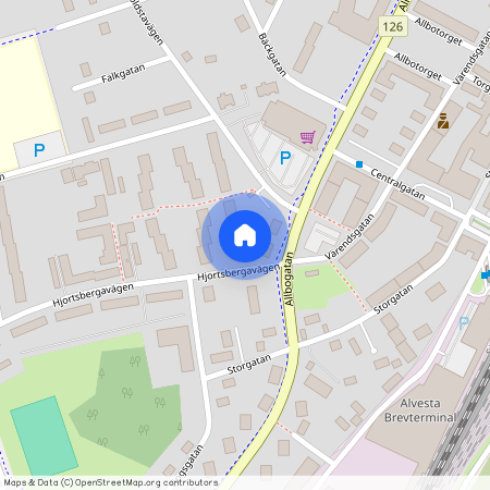 Alvesta Centrum, Kronoberg, Hjortsbergavägen 4 A