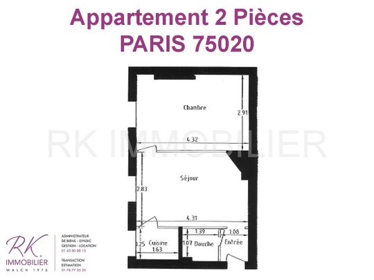 Appartement sur Paris 20 - Photo 1